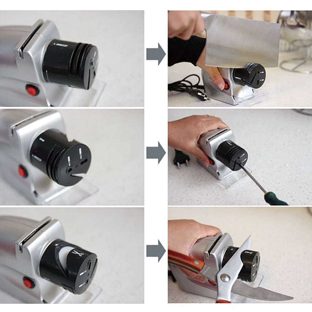 Revitalize Your Kitchen with Our Multifunctional Electric Knife Sharpener